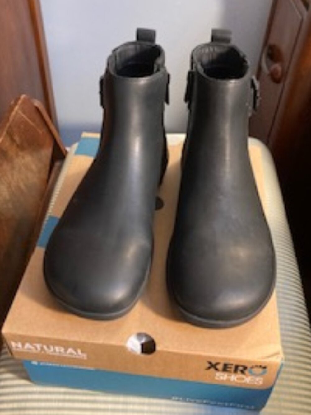 Xero Tari II Soft Leather Black Boots Black Size 7